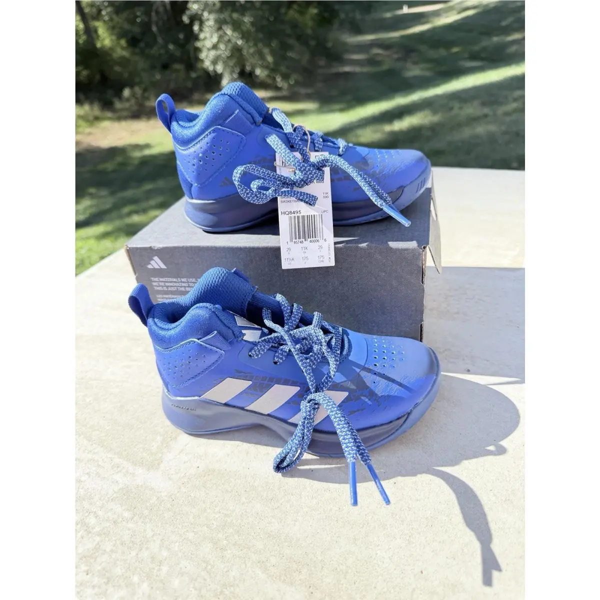 Adidas shoes - Adidas Wide Fit - Wide Fit - Blue (UPC: 195748400066) 6