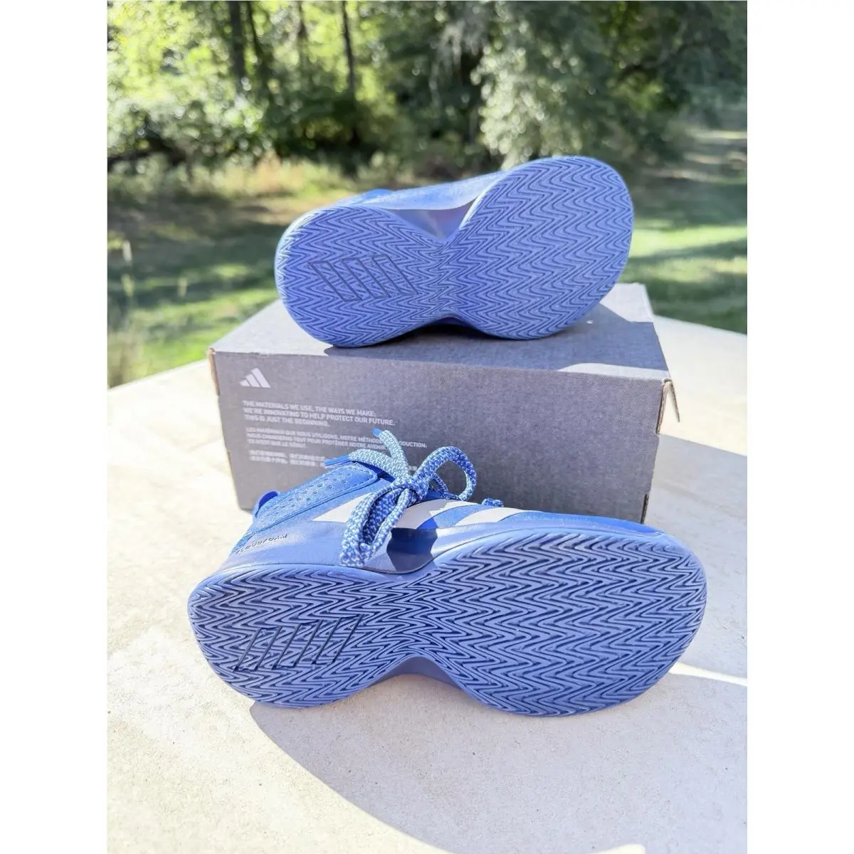 Adidas shoes - Adidas Wide Fit - Wide Fit - Blue (UPC: 195748400066) 8