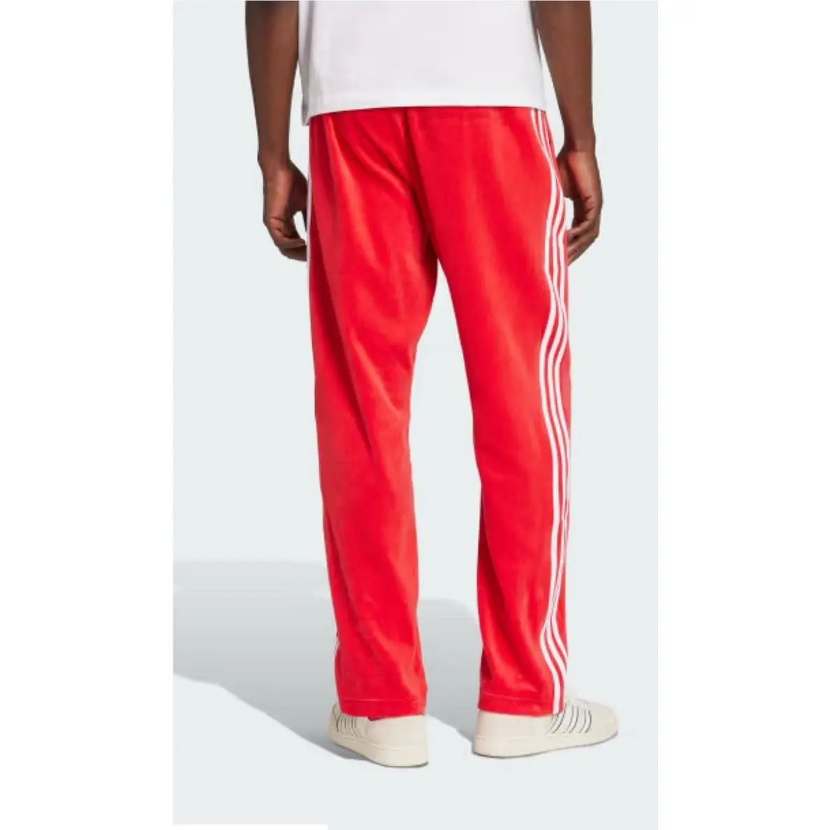 Adidas clothing - Adidas SST Adicolor Velour Track Pants - Red (UPC: 197625129183) 0