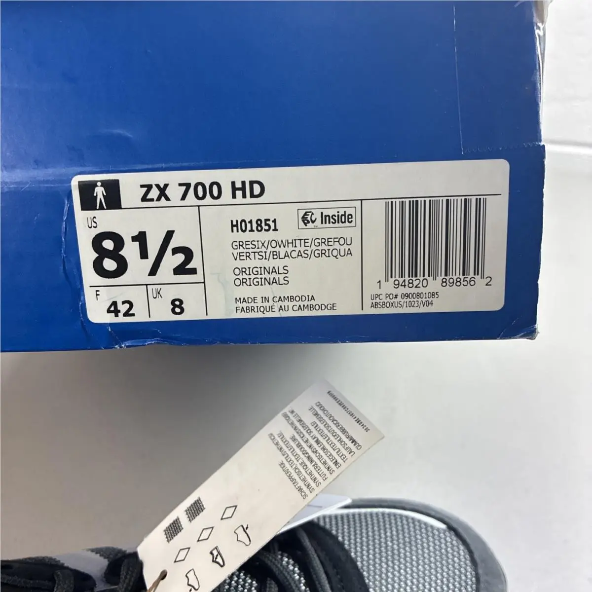 Adidas shoes - adidas ZX 700 - H01851 - Gray 5