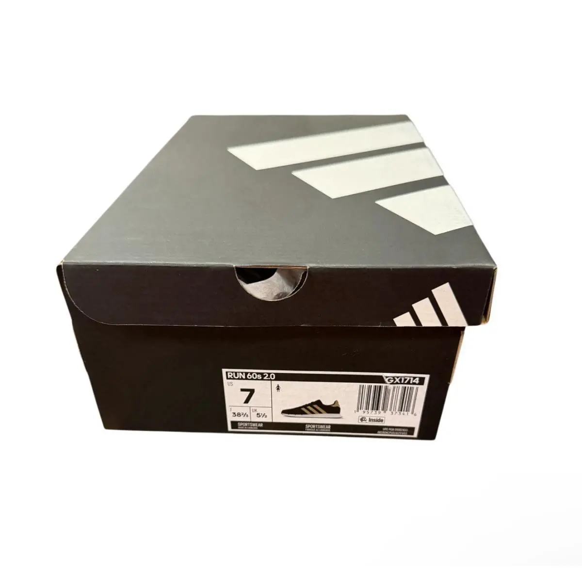 Adidas shoes - adidas Run 60S - Run - GX1714 - Black (UPC: 0195739373416) 6