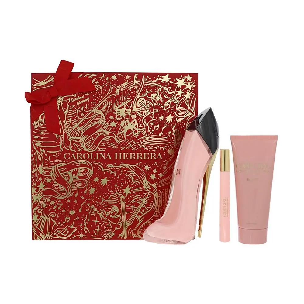 Ch Good Girl Blush by Carolina Herrera Gift Set For Women 3 Piece Set For