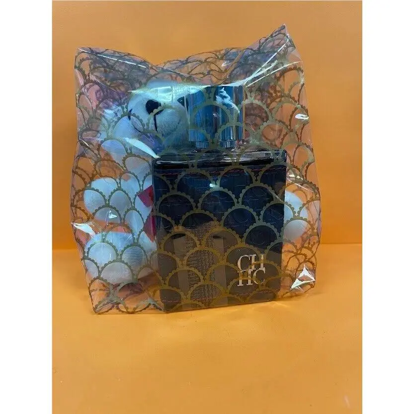 CH Men Carolina Herrera 3.4 oz Eau De Toilette Spray Full As Pictured Teddy