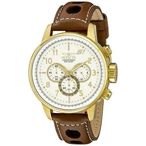 Invicta Men`s 16011 S1 Rally Analog Display Japanese Quartz Brown Watch