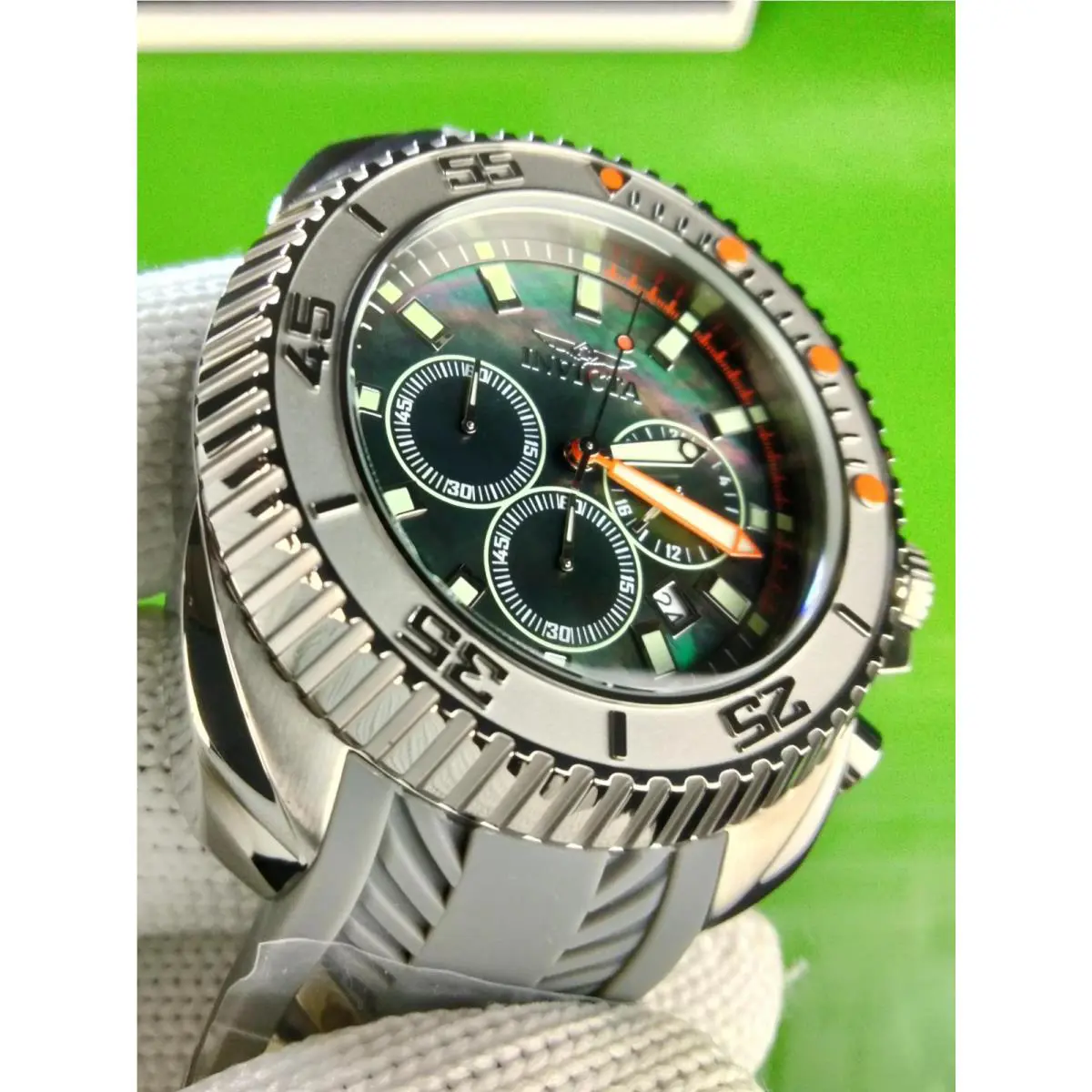Invicta Coalition Forces 50 mm Titanium Tone Chronograph Watch 49790