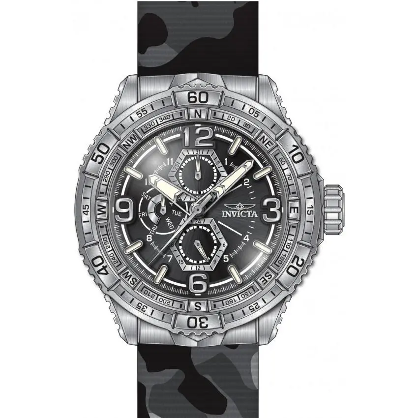 Invicta Coalition Forces Quartz Black Dial Men`s Watch 49630