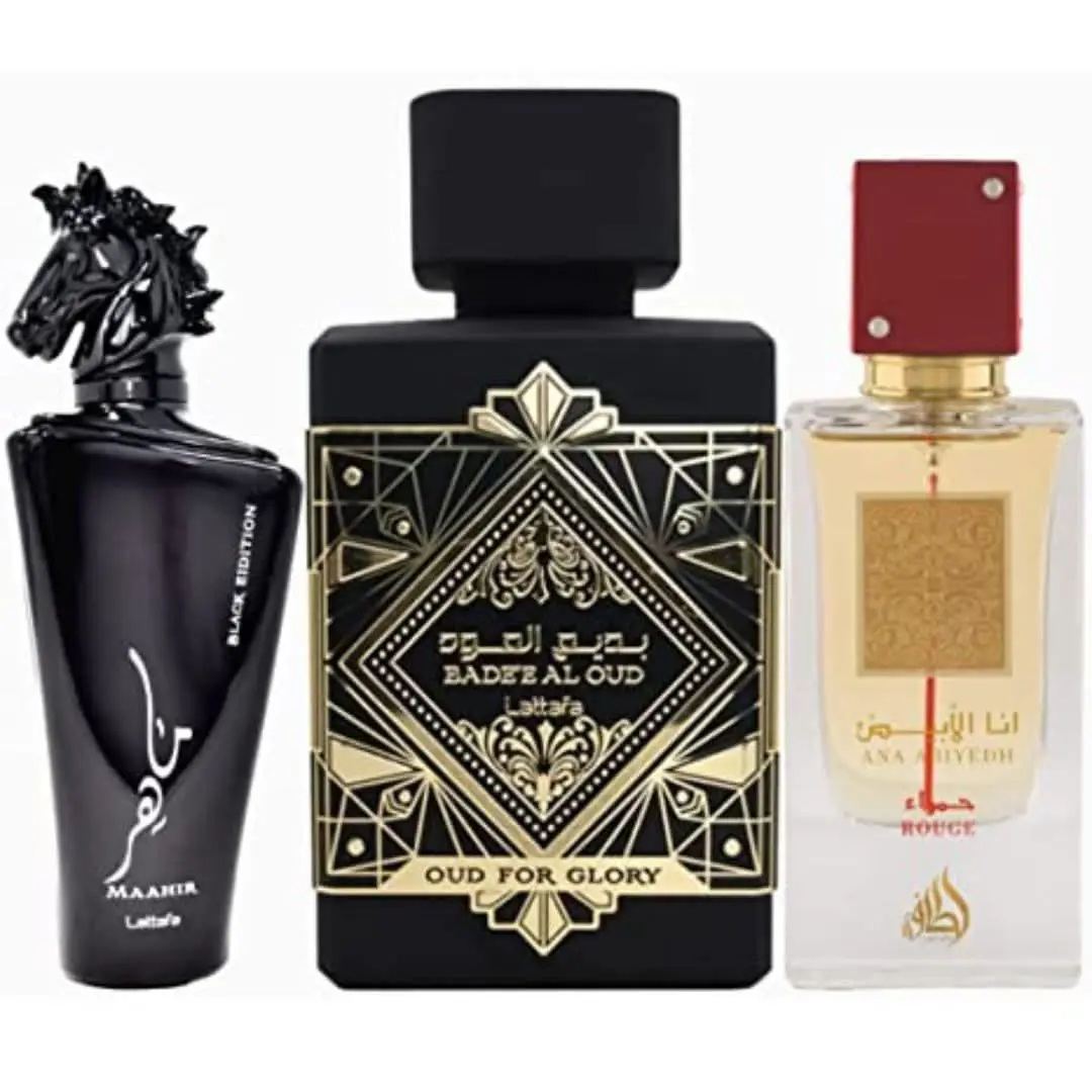 Bade`e Al Oud For Glory Maahir Black Ana Abiyedh Rogue EDP-100ml by Lattafa