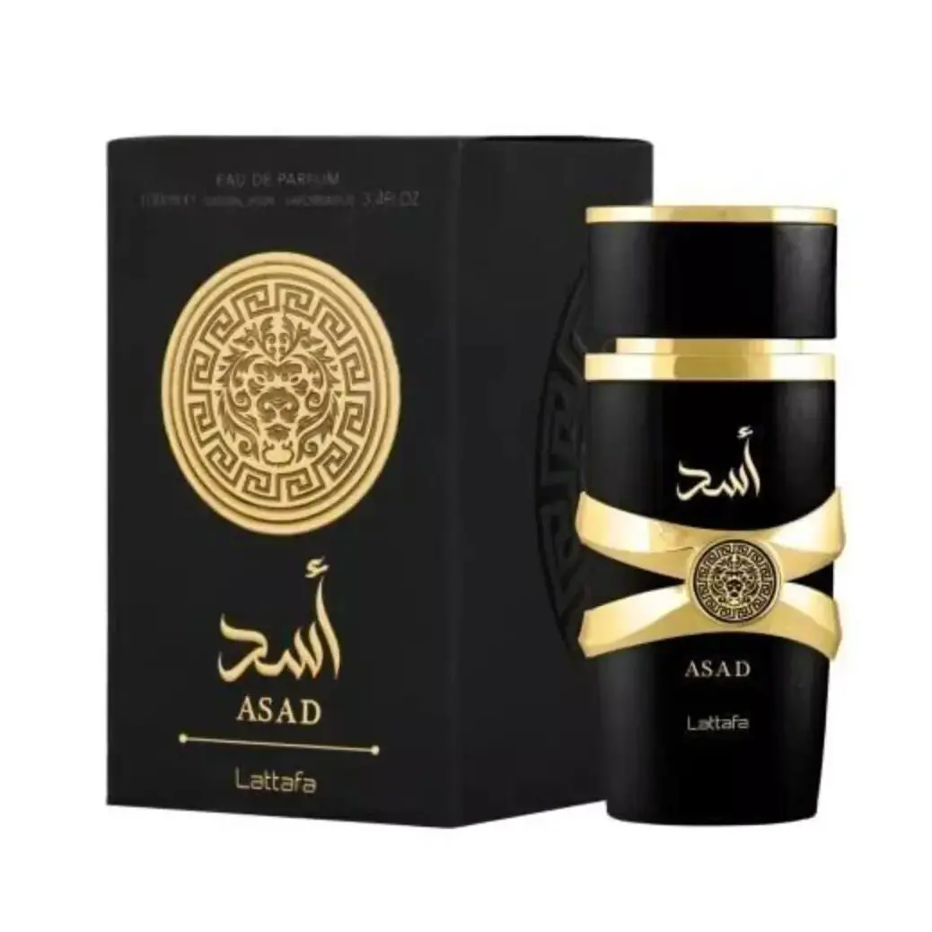 Lattafa Asad Eau de Parfum Spray 3.4 oz / 100 ml For Men