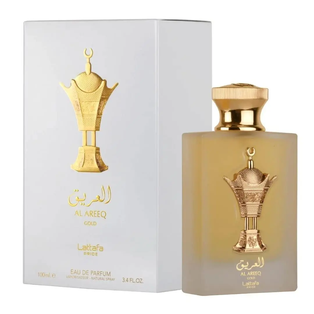 Lattafa Pride Al Areeq Gold Perfume 3.4 Fl Oz Saffron Black Tea Incense Musk