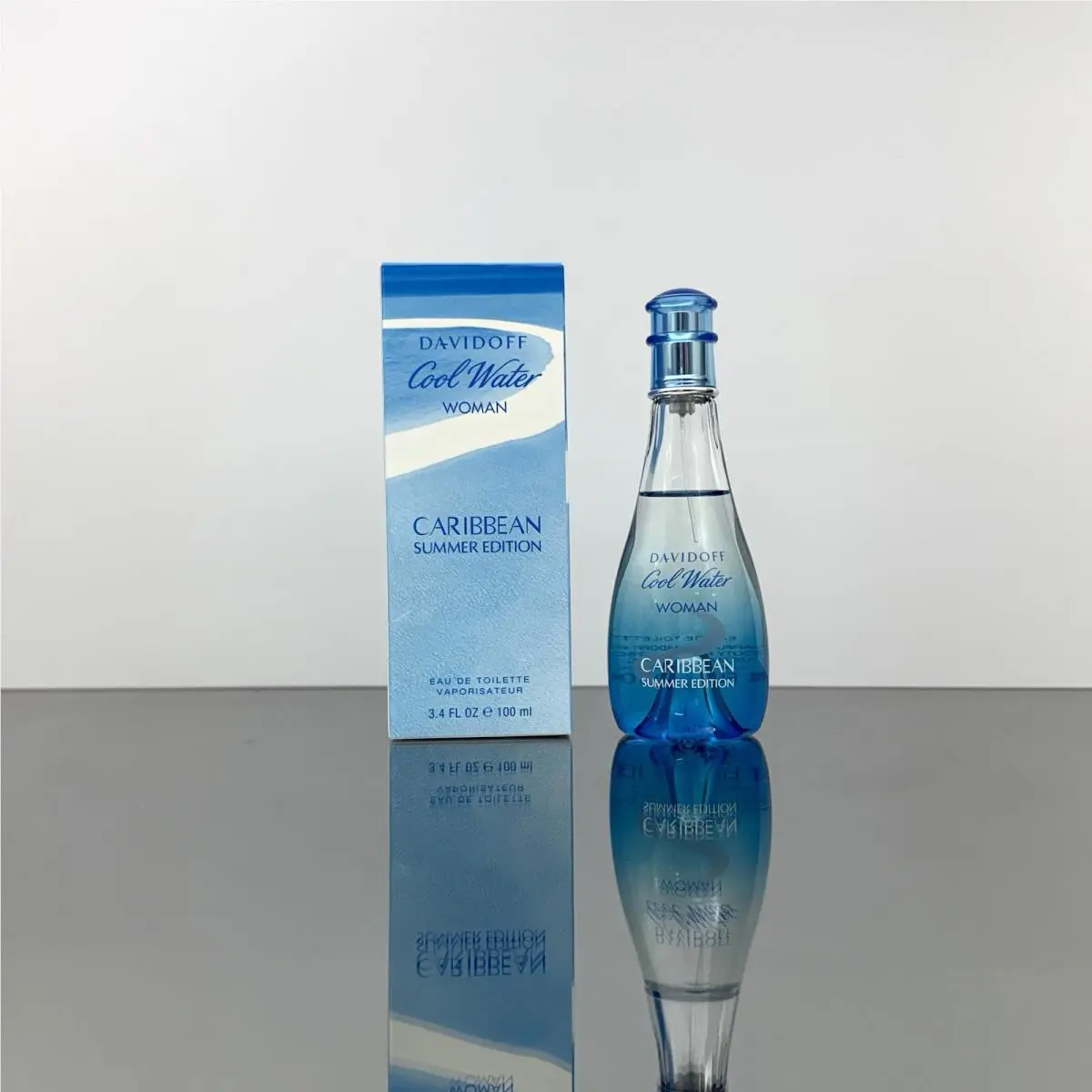 Davidoff Cool Water Caribbean Summer Edition For Women 3.4oz Edt Spr New-sealed BS16
