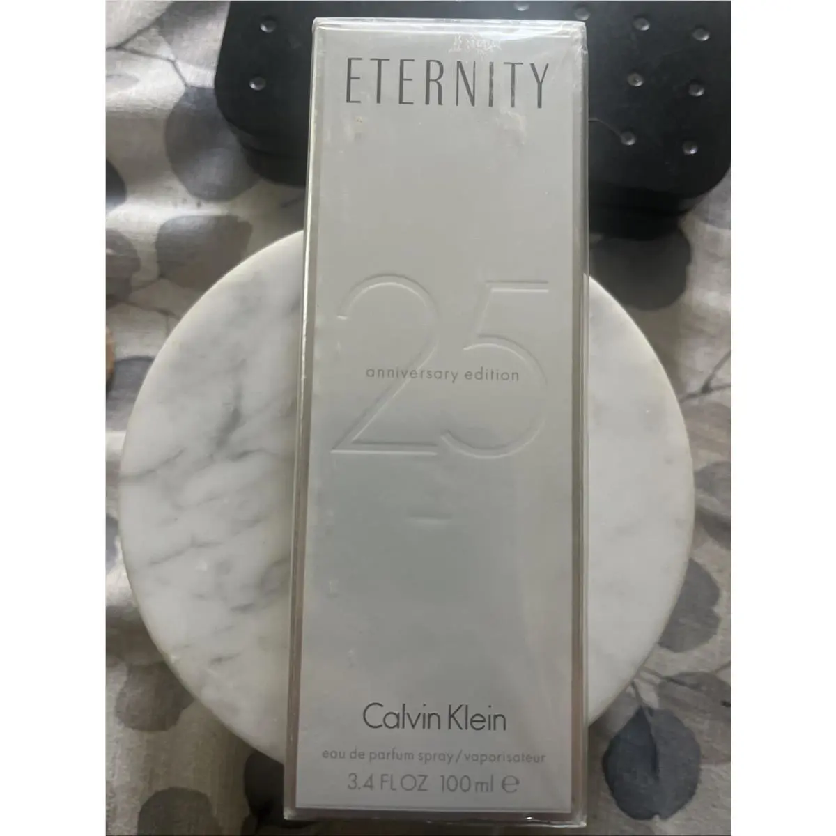 Eternity 25th Anniversary Edition Calvin Klein 3.4oz Parfum Spray Box