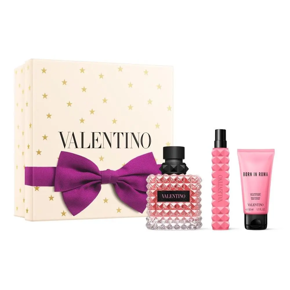 Valentino Donna Born In Roma Gift Set Eau de Parfum 3.4 Fl. oz + Body Lotion 1