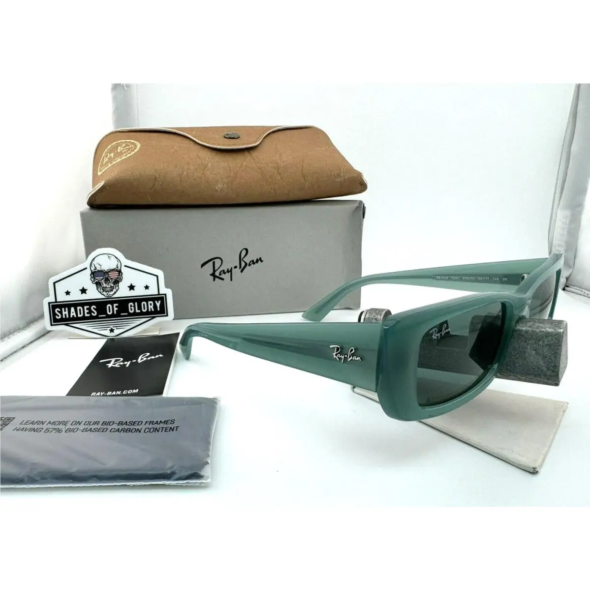 Ray-ban Teru Algae Green Petrol Green Sunglasses RB4425 676282