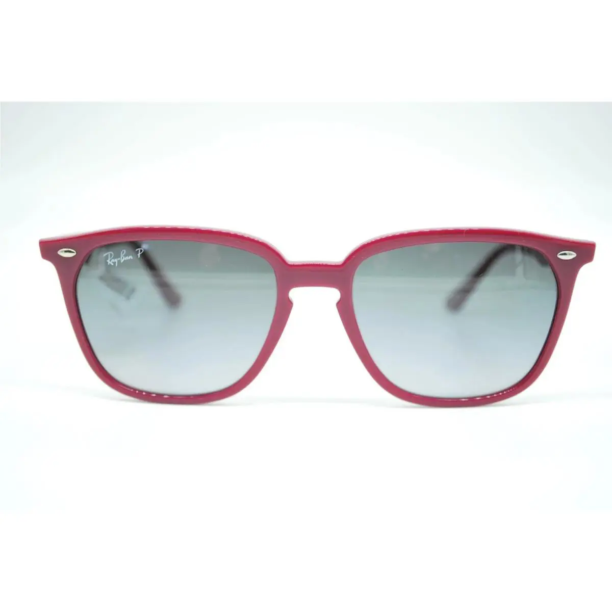 Ray-ban RB 4362 6383/T3 Red Gray Polarized Frame Sunglasses 55-18-145 3P