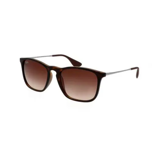 Ray-ban Chris Matte Havana Gradient Brown Lens RB4187 856/13 54