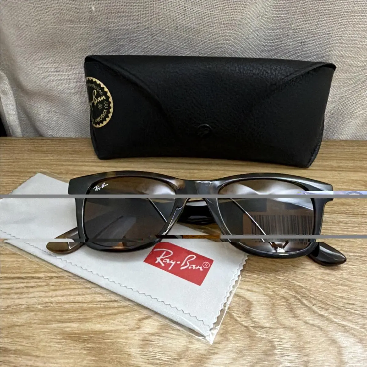Ray-ban Sunglasses RB4640 710/M2 Havana Square Frames with Gradient Brown