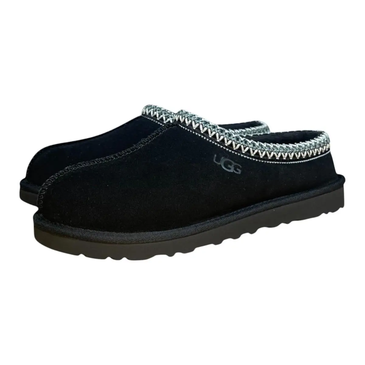 Ugg Tasman Sheepskin Lined Suede Slip-on Shoes Men`s Outdoor Slipper
