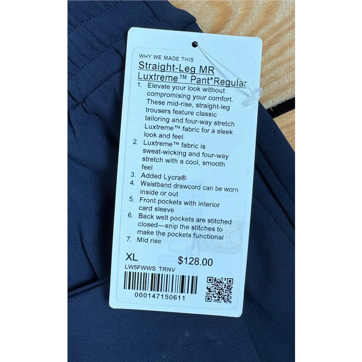 Lululemon clothing - Blue 1