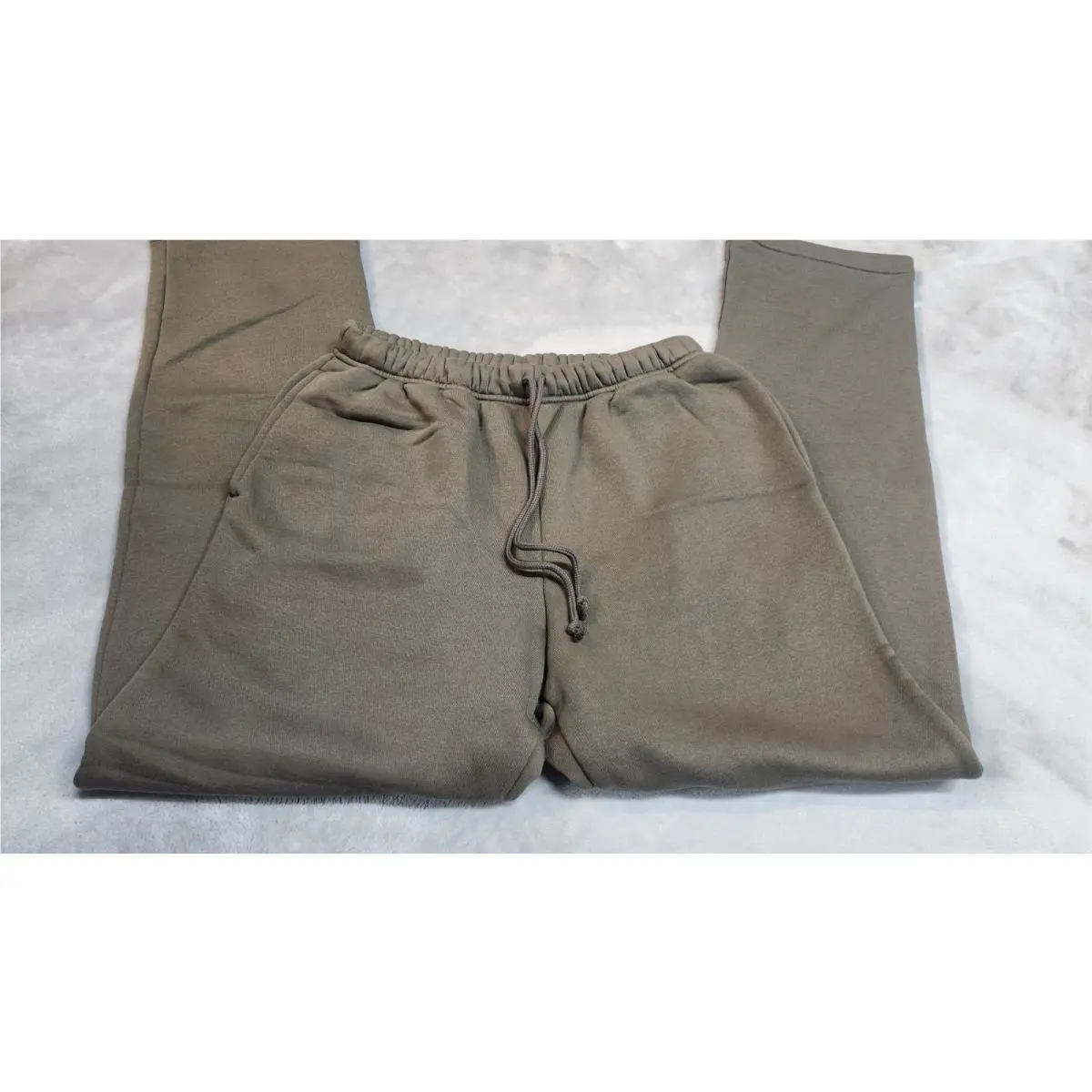Skims Men`s Small Driftwood Fleece Lounge Straight Leg Pants Comfort