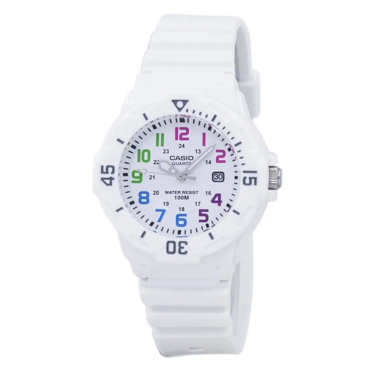 Casio Enticer Analog White Dial LRW-200H-7BVDF LRW200H-7BVDF Women`s Watch