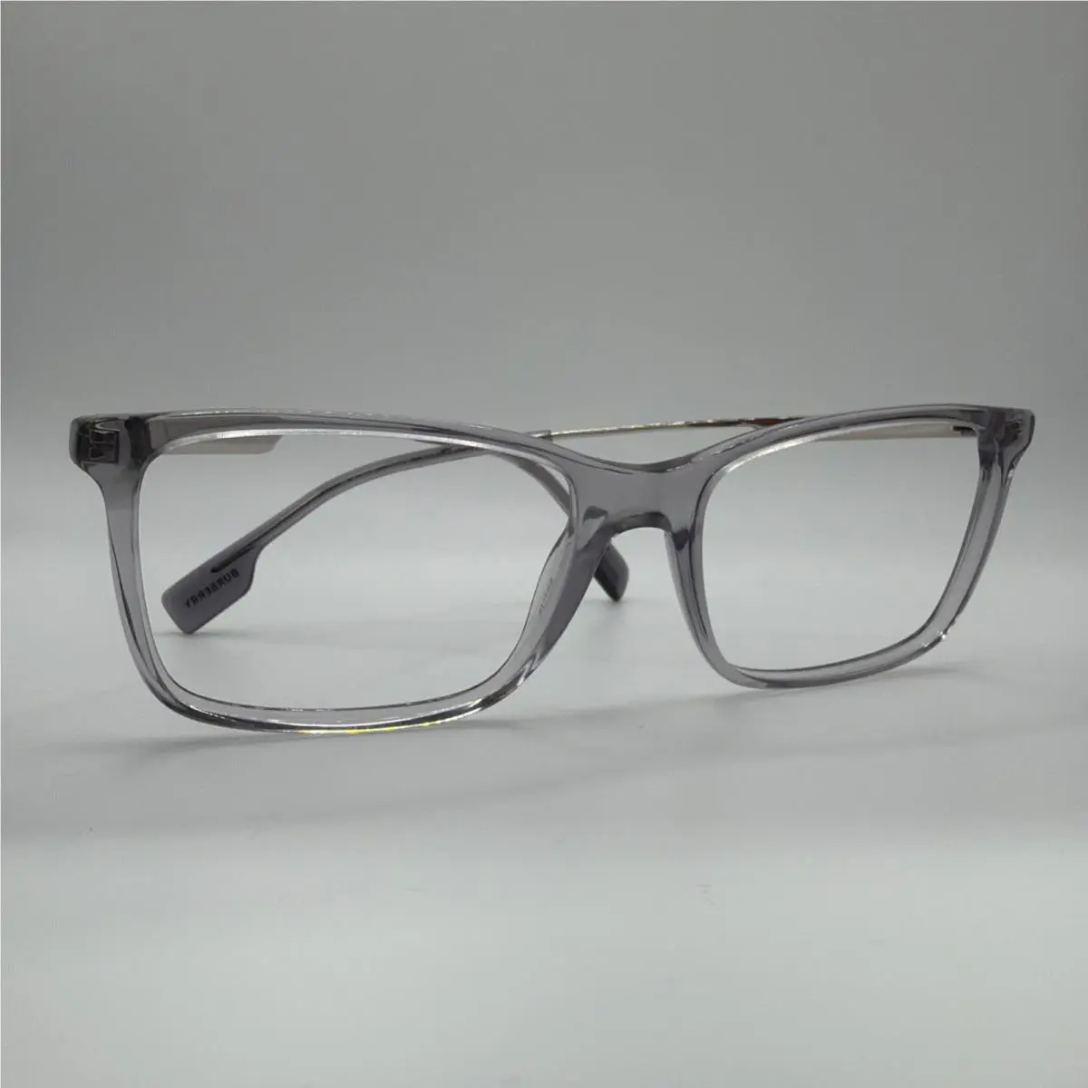 Burberry Harrington B-2339 Eyeglasses Frame Translucent Grey/silver Metal
