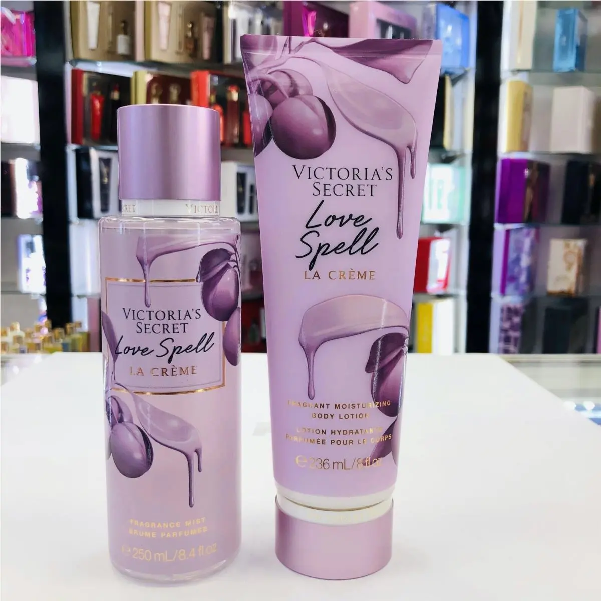 Victoria`s Secret Love Spell La Crème Limited Edition Body Mist + Lotion Set by Victoria's Secret