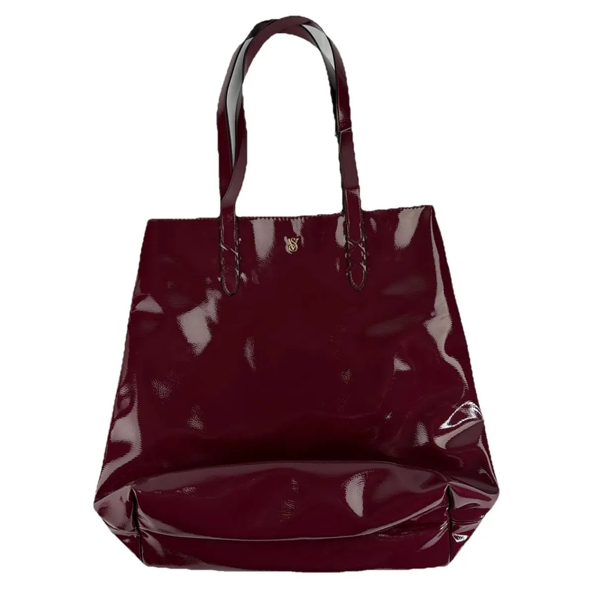 Victoria`s Secret Very Sexy Tote Deep Patent Burgundy Bag