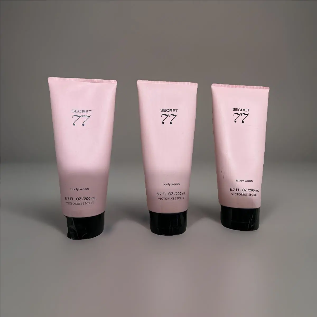 Victoria`s Secret Secret 77 Magnetism Body Wash 6.7 oz Htf Lot Of 3