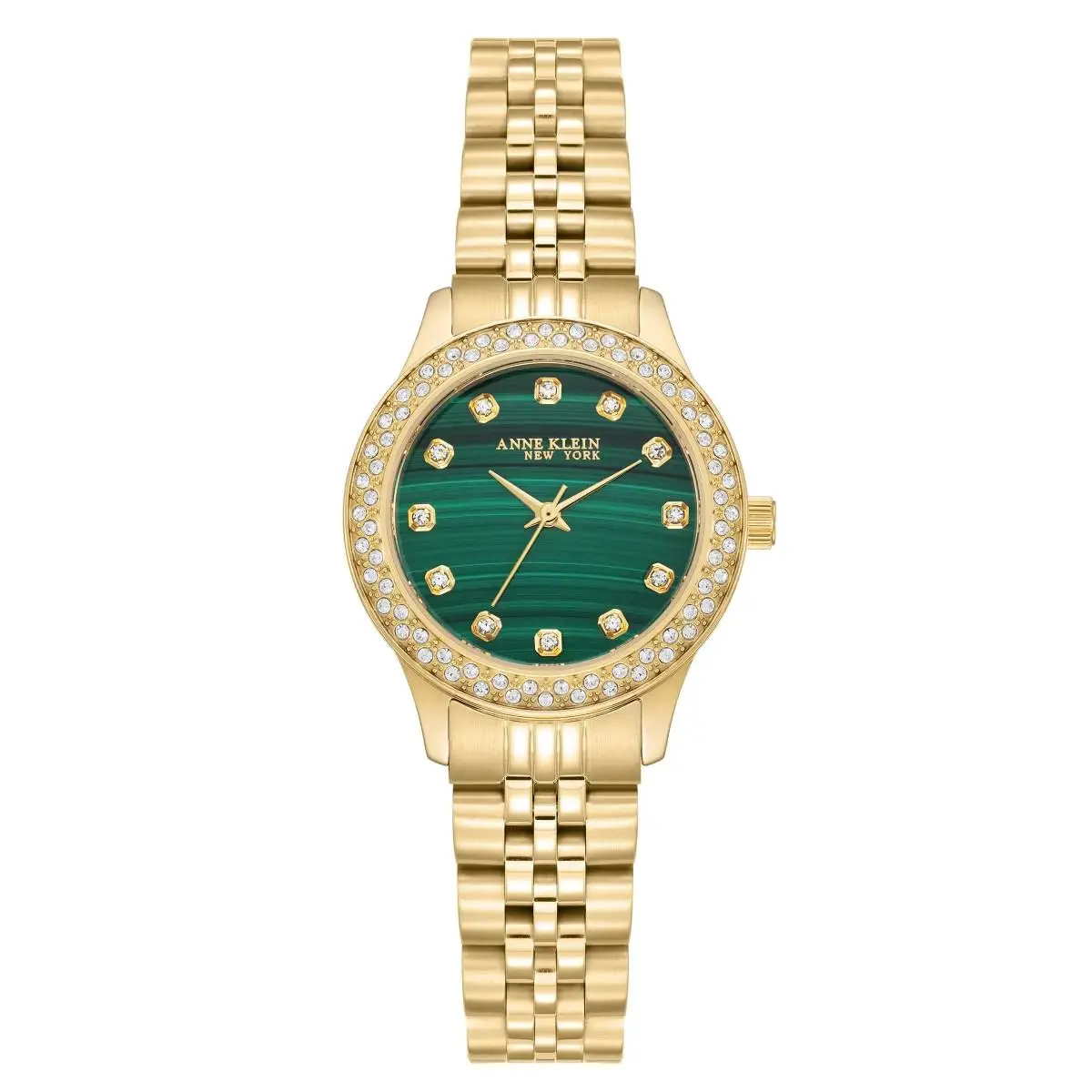Anne Klein York Crystal Accented Women`s Quartz Watch 12-7784MAGB