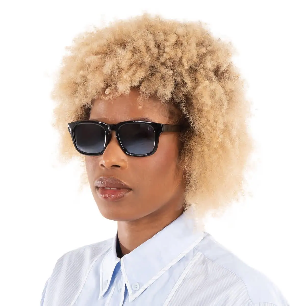 Spy Saxony Grey Square Unisex Sunglasses 6700000000218 6700000000218 - Black, Frame: Black, Lens: Grey