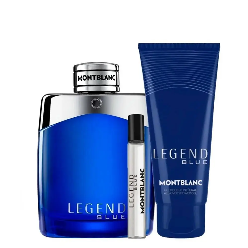 Montblanc Men`s Legend Blue Gift Set Fragrances 3386460147699