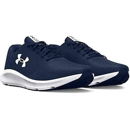 Under Armour Men`s Charged Pursuit 3 Running Shoe Black 001 /white 11.5 Blac