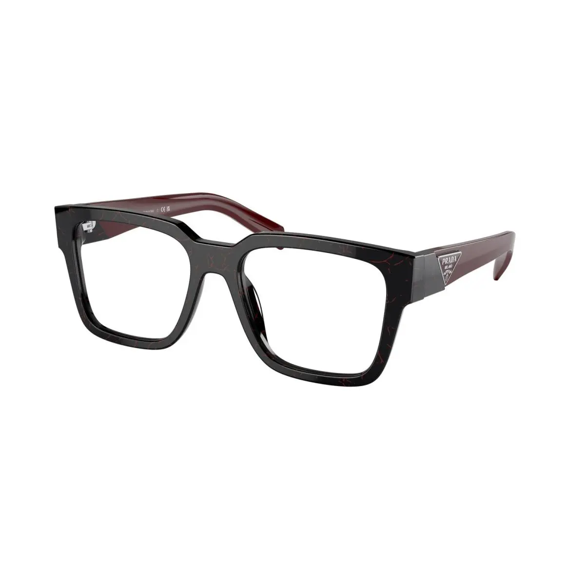 Prada 08ZV Eyeglasses 11F1O1 Black