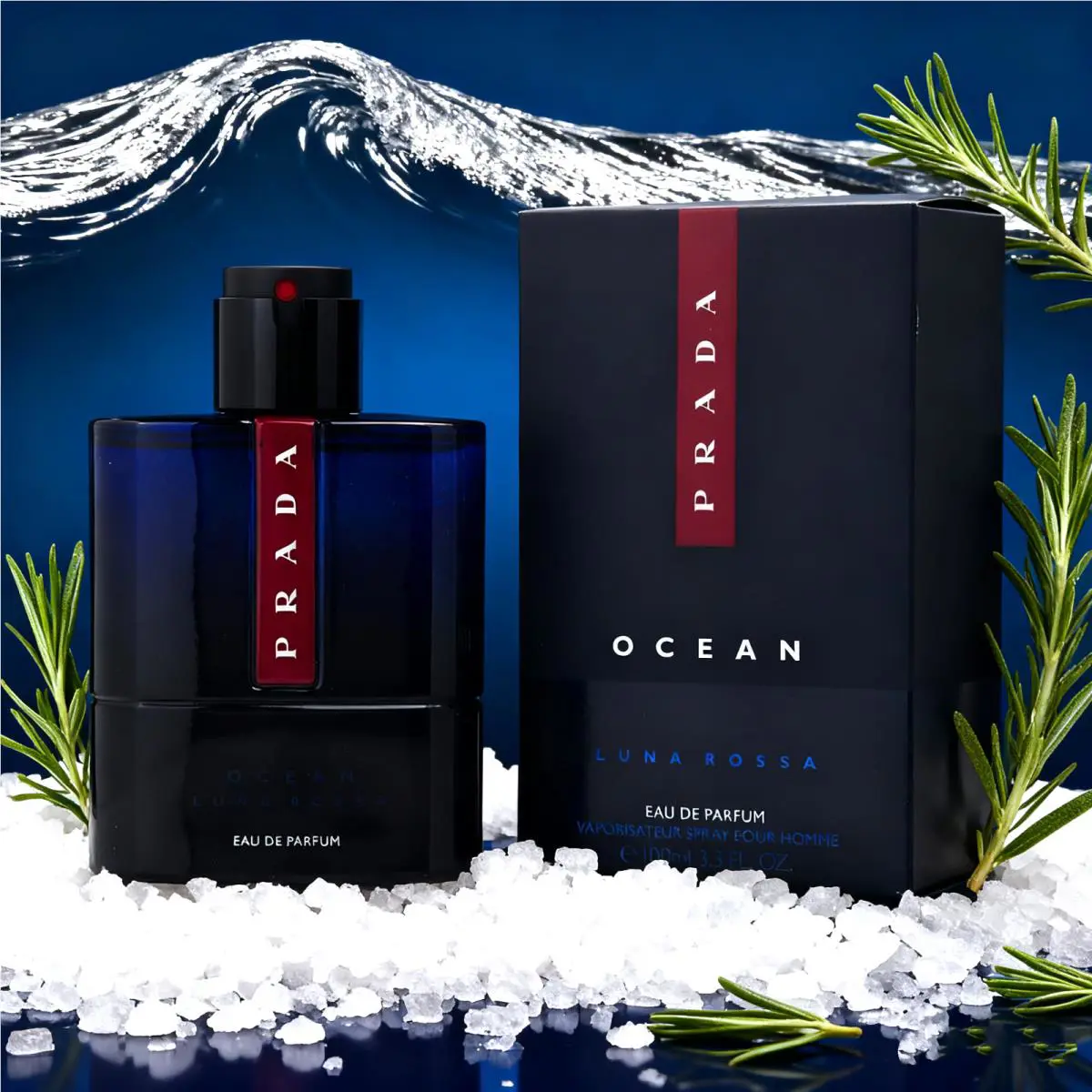 Prada Luna Rossa Ocean 3.3 oz Edp Cologne For Men