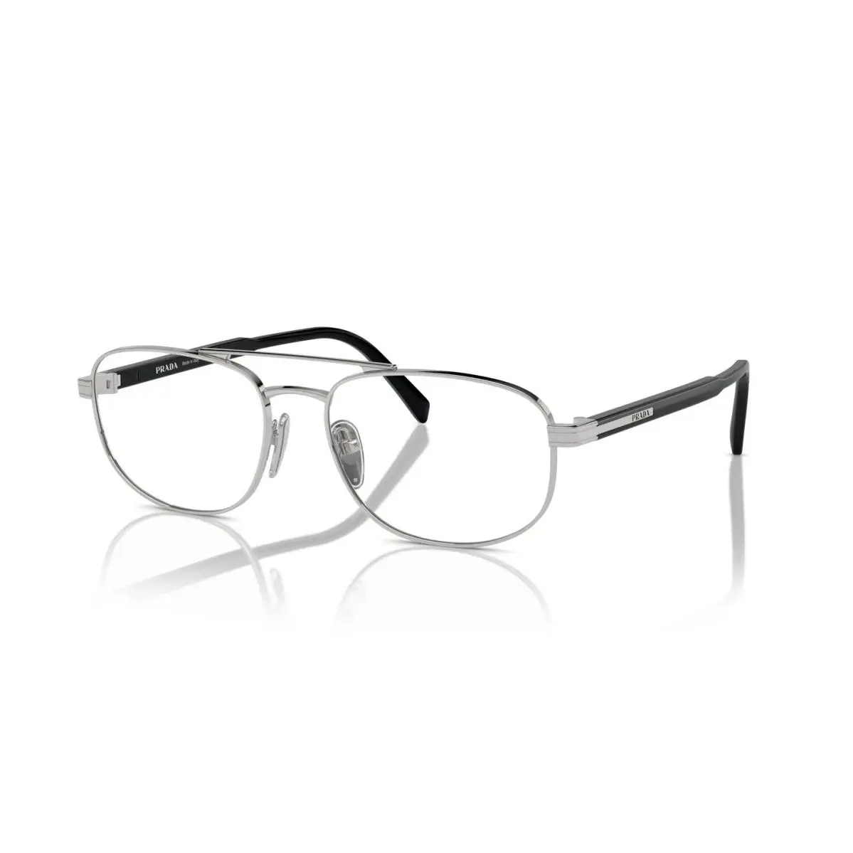 Prada PR A56V Silver and Black 1BC1O1 Eyeglasses