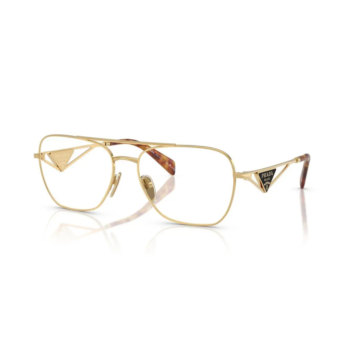 Prada B50V Eyeglasses 5AK1O1 Gold