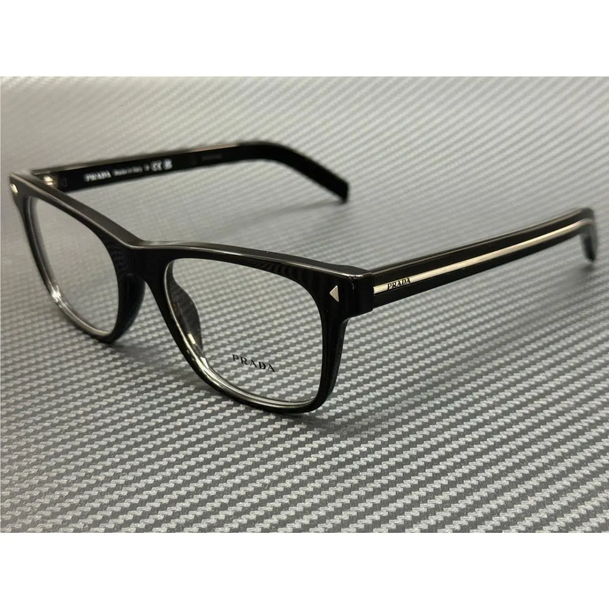 Prada PR A13V 16K1O1 Black Men`s 54 mm Eyeglasses