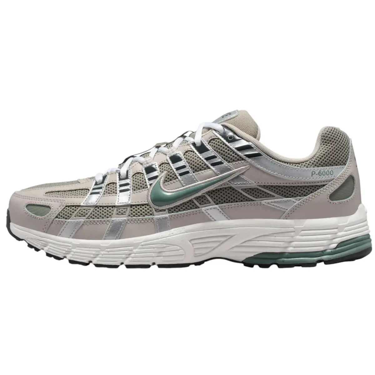 Nike shoes - Nike P-6000 - CD6404-203 - Cream II/Anthracite/Metallic Silver/Clay Green 0