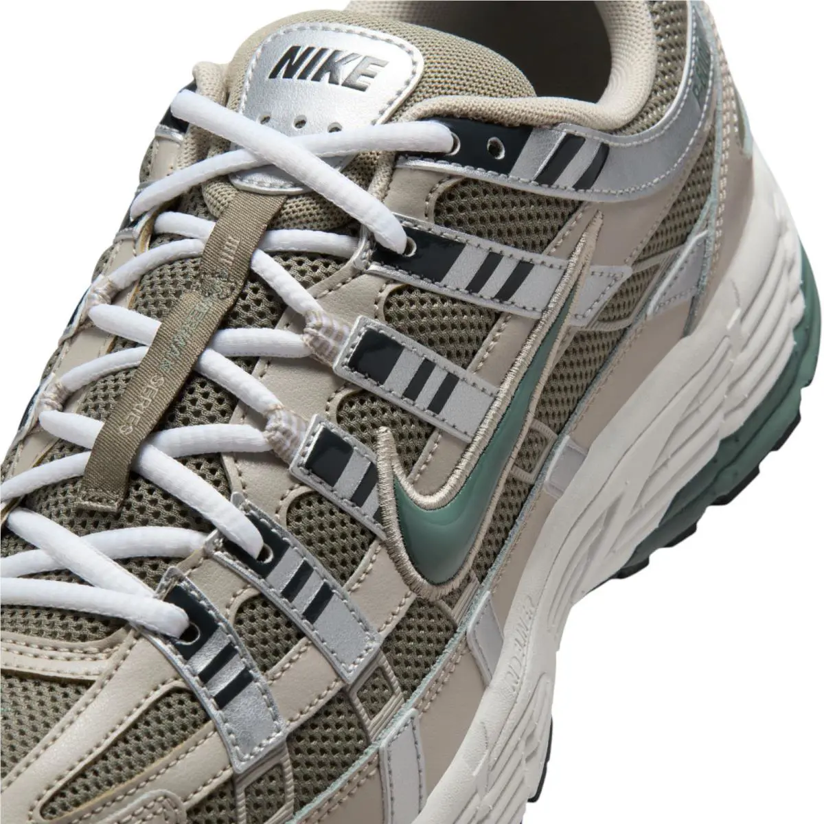 Nike shoes - Nike P-6000 - CD6404-203 - Cream II/Anthracite/Metallic Silver/Clay Green 5