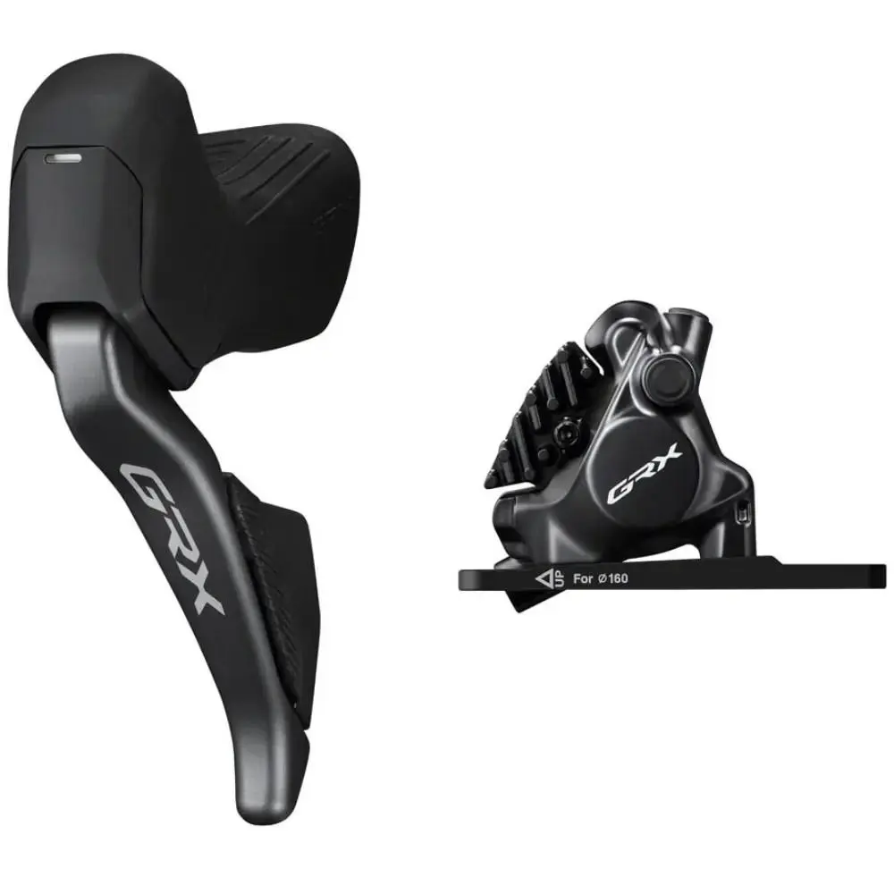 Shimano Grx ST-RX825 Di2 Shift-brake Levers with Calipers. Flat Mount