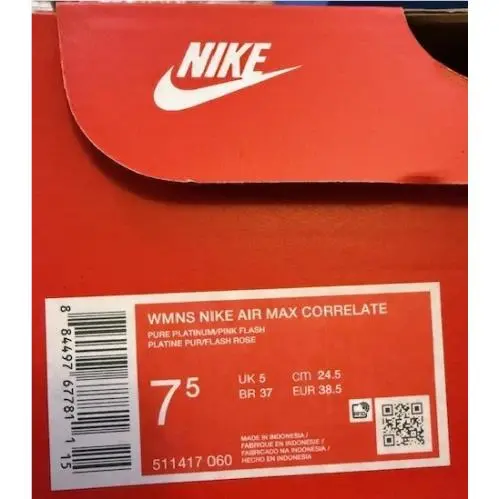 Nike shoes - Nike Air Max - Air Max - 511417-060 - Pure Platinum / Pink Flash 1