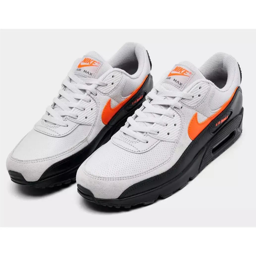 Nike shoes - Nike Air Max 90 - Air Max - IF0670 003 - Vast Grey/Anthracite/White/Safety Orange 0
