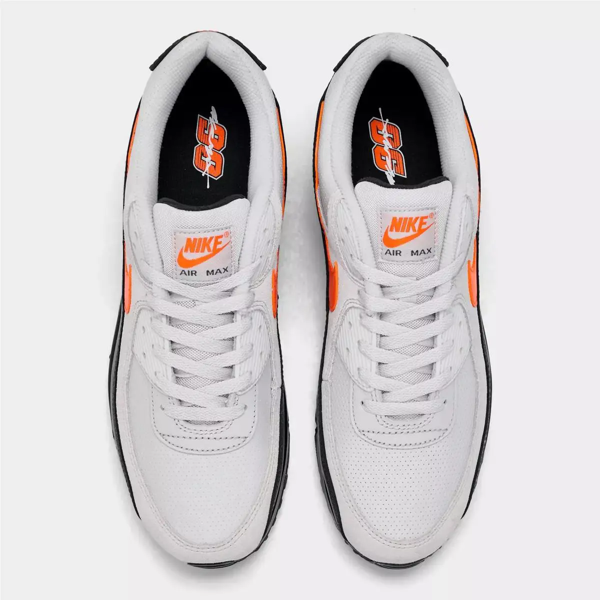Nike shoes - Nike Air Max 90 - Air Max - IF0670 003 - Vast Grey/Anthracite/White/Safety Orange 2