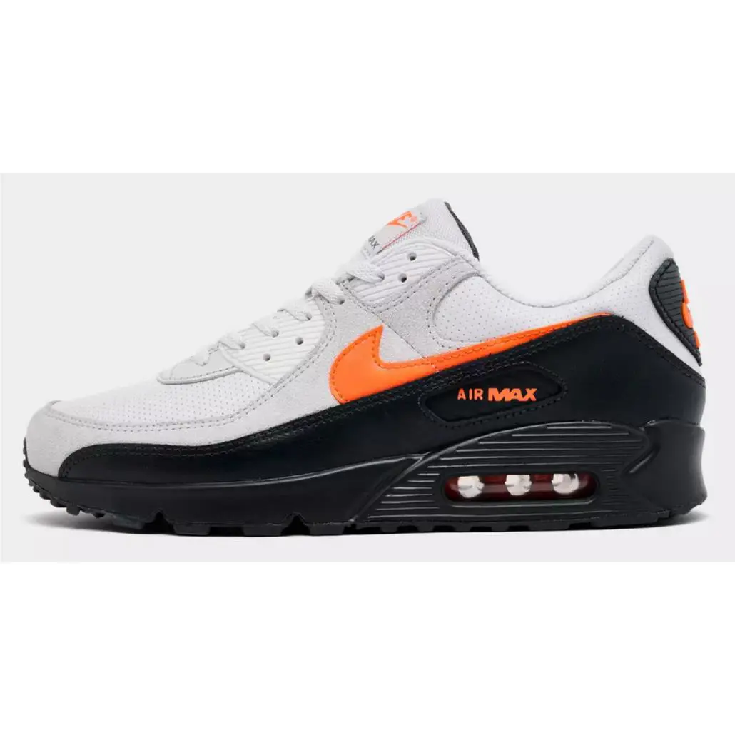 Nike shoes - Nike Air Max 90 - Air Max - IF0670 003 - Vast Grey/Anthracite/White/Safety Orange 5