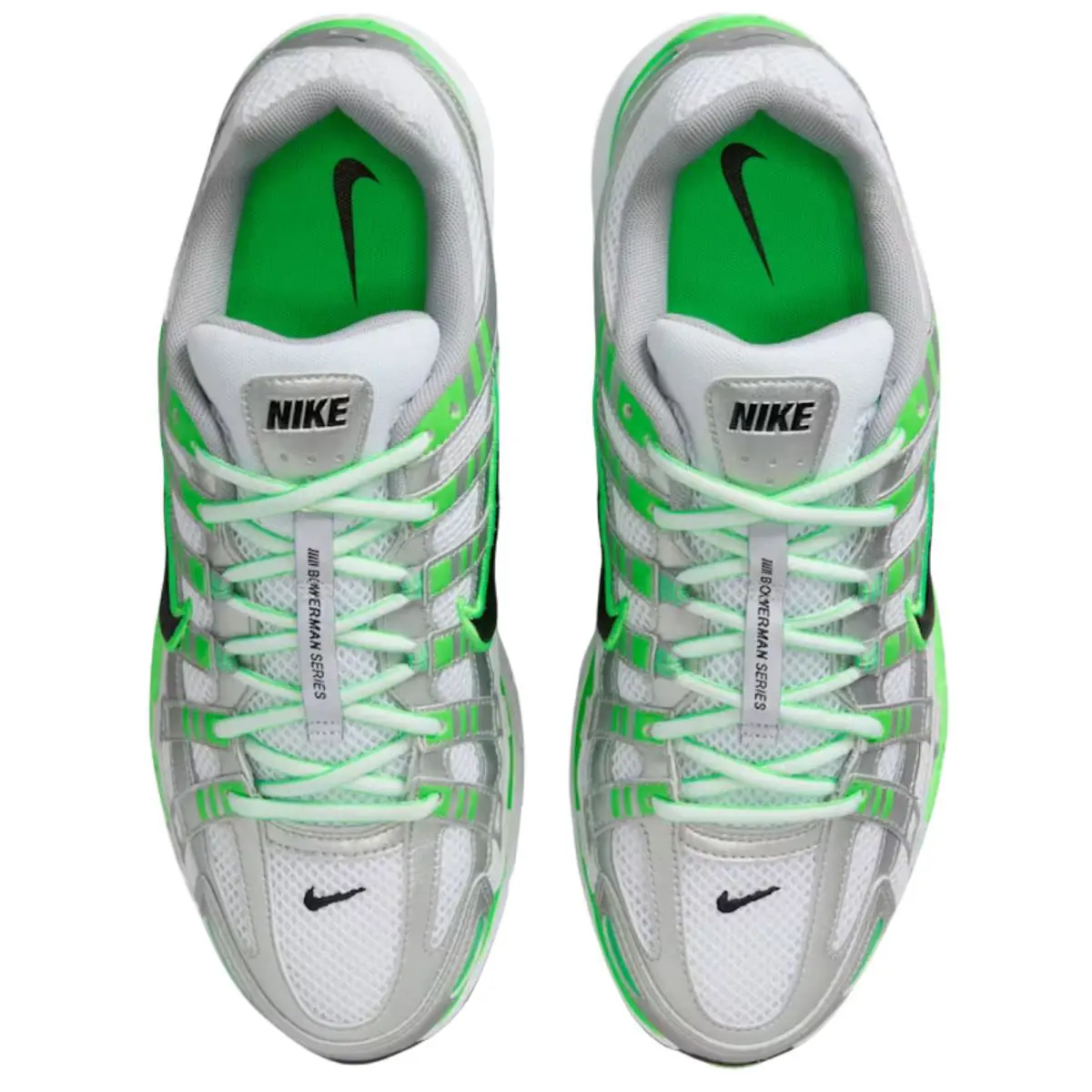 Nike shoes - Nike P-6000 - IB2985-001 - Metallic Silver/White/Green Strike/Black 2