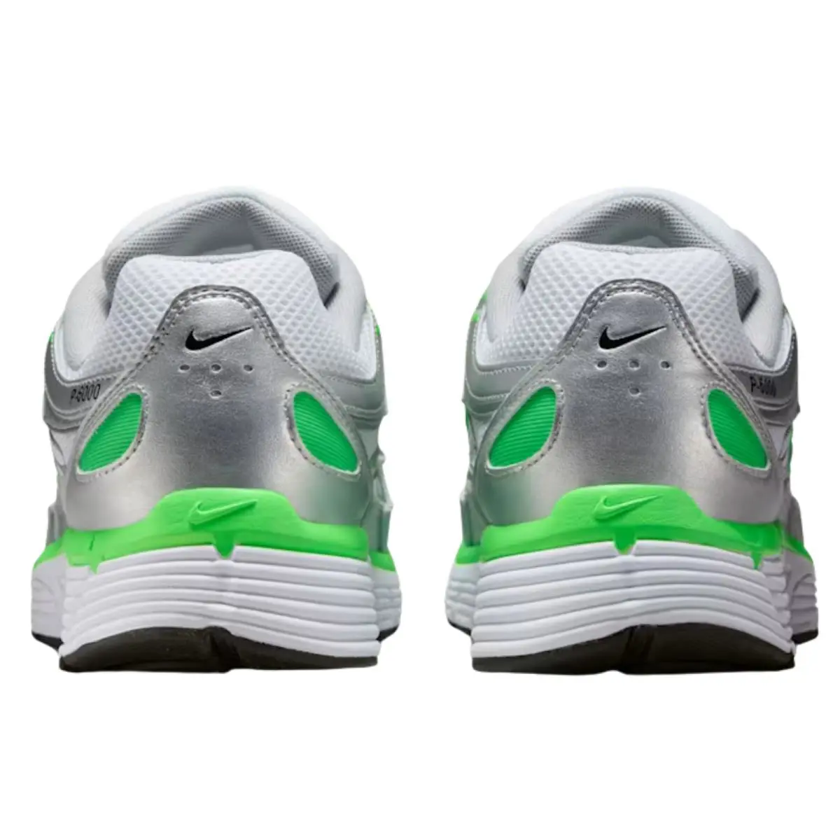 Nike shoes - Nike P-6000 - IB2985-001 - Metallic Silver/White/Green Strike/Black 3