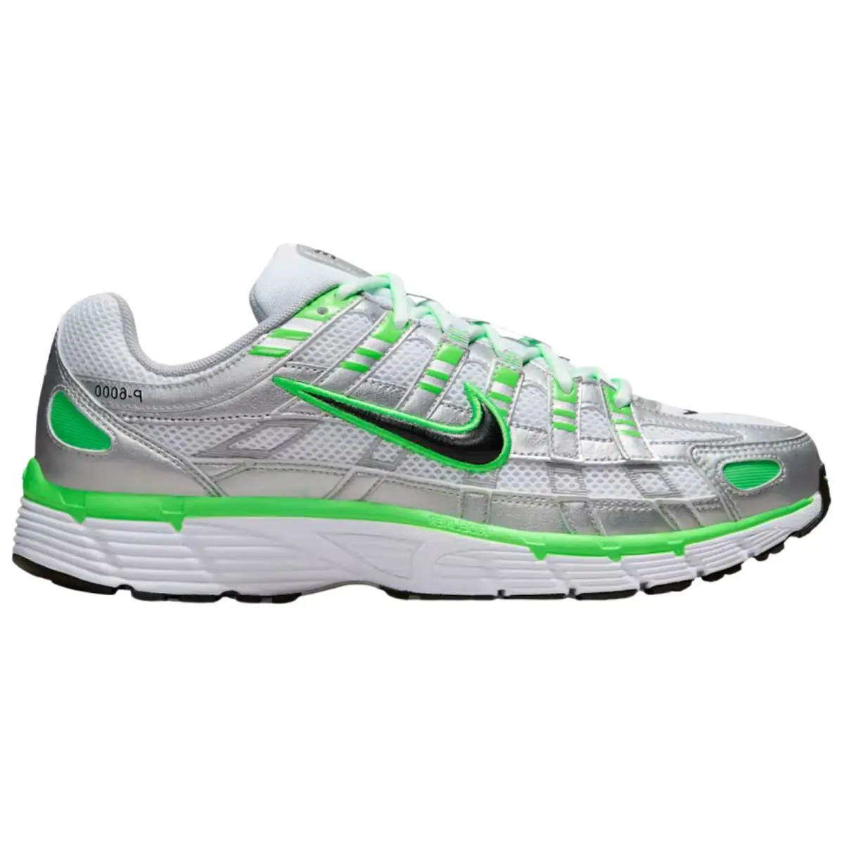 Nike shoes - Nike P-6000 - IB2985-001 - Metallic Silver/White/Green Strike/Black 8