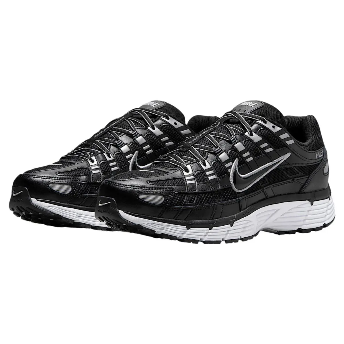 Nike shoes - Nike P-6000 - CD6404-026 - Black/White/Metallic Silver/Black 1