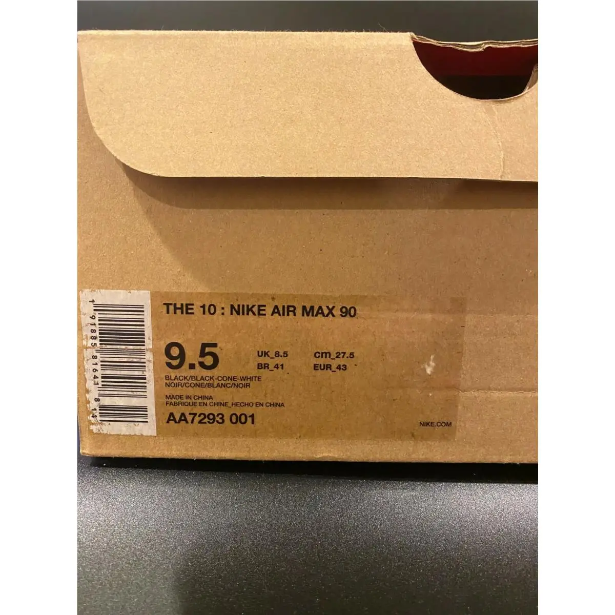Nike shoes - Jordan 1 - AA7293-001 - Black White 12