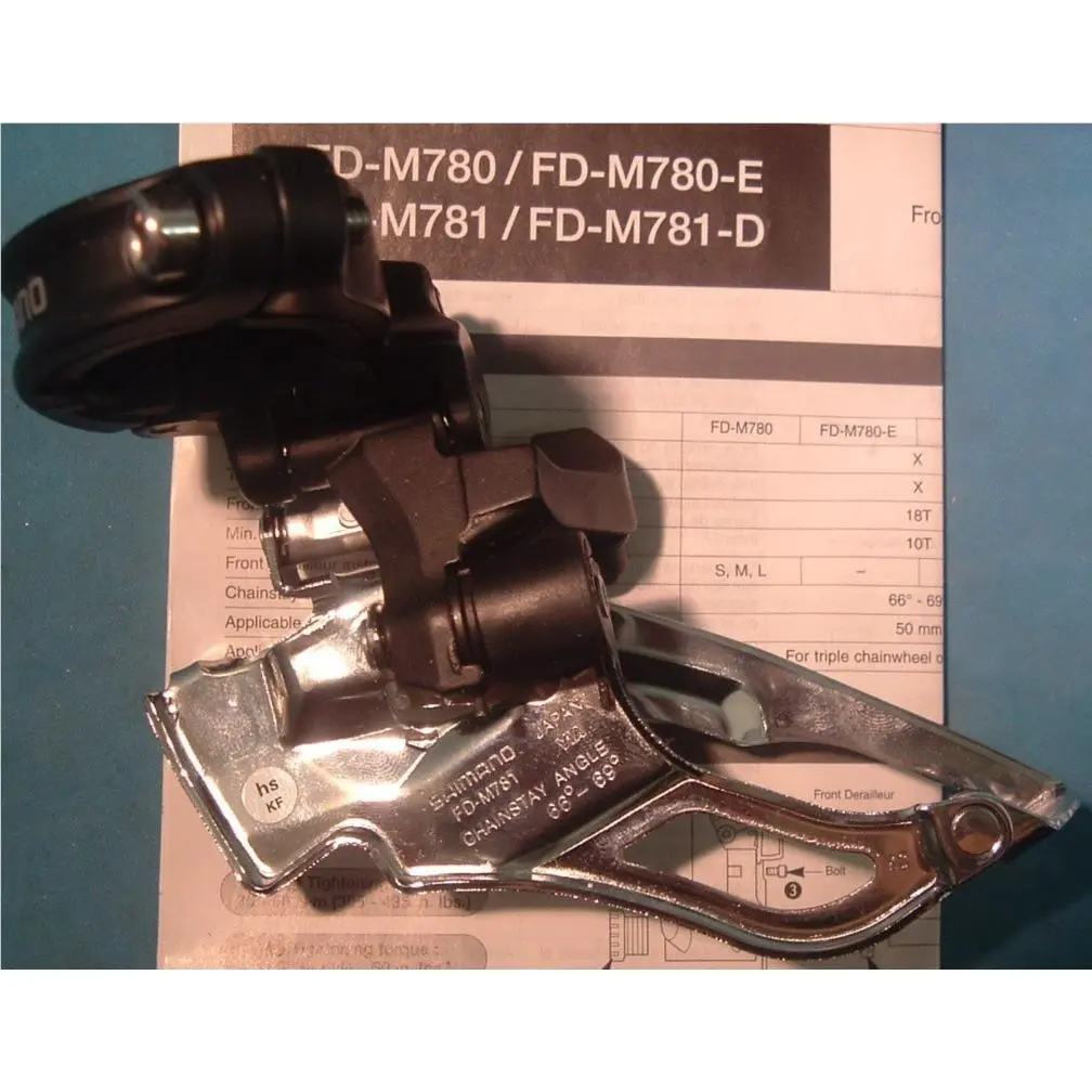 Shimano  - XTR - XTR - M781 - Silver / Black (UPC: 689228292123) 1